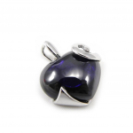 Les Tr&eacute;sors De Lily [G8845] - Pendentif Argent 'Chlo&eacute; Love' violet lilla