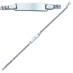 Les Tr&eacute;sors De Lily [L3802] &ndash; roodiumiga kaetud 'Bambino' h&otilde;bedane k&auml;ev&otilde;ru &ndash; 16 cm 5 mm h&otilde;be