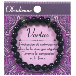 Les Tr&eacute;sors De Lily [Q6928] - Bracelet cr&eacute;ateur 'Min&eacute;ralia' obsidienne - 8 mm must