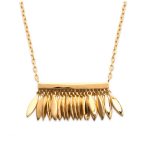 Les Tr&eacute;sors De Lily [Q8449] &ndash; kullatud kaelakee &bdquo;Navajos&rdquo; &ndash; 20x10 mm kuld