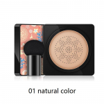 Air Cushion Foundation Mushroom Head CC Cream Concealer Whitening Cosmetic Brighten Face Base Toon 01 natural color looduslik