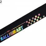 Auto pealmine esiklaas v&auml;rviliste t&auml;htedega disain auto eesmine tagumine helkurkleebis Decal Decor 2