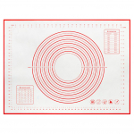 Puntose silikoonist rullimisplaadist k&uuml;psetusmatt Mittenakkuv k&uuml;psetusn&otilde;ud jahust kondiitritoodete vaip 26 x 29cm punane