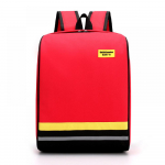 V&auml;ikeste laste koolikott, turvaline helkurteip suur seljakott Oxfordi riidest &uuml;hev&auml;rviline veekindel seljakott S punane