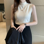 SURE XIAO STORY Naiste vabaajar&otilde;ivad Blusas Mujer De Moda 2020 Korea varrukateta naister&otilde;ivad OneSize aprikoosi