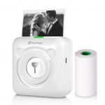 PeriPage A6 mini taskuprinter 304DPI juhtmevaba BT termoprinter Pilt fotosildi memo valge