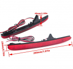 For Honda Civic luukp&auml;ra 2016 2017 2018 Multifunktsionaalne LED tagumine p&otilde;rkeraua tuli tagumine udutuli automaatne piduritule helkur punane