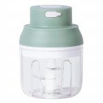 Mini elektriline k&uuml;&uuml;slaugupurustaja Multifunktsionaalne toiduhakkija, USB laadimine juhtmevaba k&uuml;&uuml;slauguveski 250mL roheline