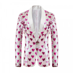 PYJTRL meeste moearmastus suure tihedusega l&auml;ikiva litriga &uuml;likonnajope Slim Fit bleiser XS