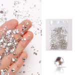 1440 tk/kott k&uuml;&uuml;nte aksessuaarid l&auml;ikiv mood Mini &otilde;rn l&auml;bipaistev AB rhinestones manik&uuml;&uuml;ri kaunistus naistele 1