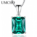 Gica Gema Jewelry S925 Sterling Silver Kuumm&uuml;&uuml;giga geomeetriaga klassikaline ripats kaelakee naistele peen k&otilde;rgekvaliteediline ehe kingitus s&otilde;brap&auml;evaks 925 Silver sinine/valge