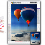 Populaarne 5D isetehtud ristpistes kuuma&otilde;hupalliga maalimine t&auml;ispuur-ristpistes k&auml;sit&ouml;&ouml;komplekt seinakleebis Kodukaunistus Full Round 20X30CM