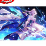 5D DIY Teemant Anime Ristpistes Teemanttikandid Mosaiik Teemant Kodukaunistus Full Round 20x30CM