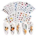 18 lehte vahtralehe lilled k&uuml;&uuml;nte vee&uuml;lekande kleebised tekid k&uuml;&uuml;nte kunsti kaunistus