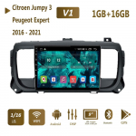 Citroen Jumpy 3 SpaceTourer jaoks Peugeot Expert Toyota Proace 2016 - 2021 Android autoraadio GPS-navigatsioon 2din 1+16GB