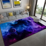 Space Planet vaip T&auml;histaeva vaip elutoas Vaip Illusioon vaip Kodusisustus Magamistoa matt Laste vaip Karvane ala vaip 80cm x 120cm
