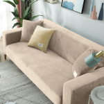 Velvet Plush diivani kate Elastne paks veniv tugitooli diivani kate nurgadiivani katted elutuppa L kujuga 1/2/3/4 istekohaga 2-Seater 145-185cm