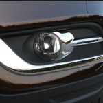 Renault Koleos 2017 2018 kroomitud eesmise tagumise udutule kaane kaitseraua laterna viimistluse kaunistuseks black