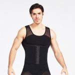 Meeste vormiv riietuskonksuga r&uuml;hikorrektor, reguleeritav k&otilde;hu kontrolliv vest, v&ouml;&ouml;koha treener, salendav k&otilde;hu top, hingav v&otilde;rgusilma kuju M must