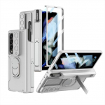 Samsung Galaxy Z Fold 3 5G armor&uuml;mbrise jaoks. Magnetliigendiga objektiivi kate koos r&otilde;nga ja pliiatsihoidjaga Z Fold3 &uuml;mbriste jaoks case only (no pen) h&otilde;be