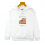 Kapybara kapuutsid Chilin Like A Pusad Lapsed Pikad varrukad Topid Laste Pullover T&uuml;drukute R&otilde;ivad Y2k Riided Beebipoiste Riided 140