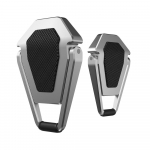Fonken 2PCS metallist kokkupandav s&uuml;learvuti alus Universaalne libisemisvastane klambri tugi Macbook Pro Air Lenovo s&uuml;learvutitele Kinnitushoidiku jalad must/h&otilde;be