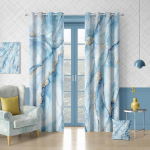 Marmorist prinditud aknakardin koos tihendiga Euroopa lihtsas stiilis pimendavad kardinad magamistoa jaoks k&otilde;rge varjundiga (70&ndash;90 %)2tk W53.5 X H114cm X 2