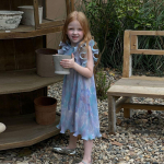 Kevadsuvi Lasteriided T&uuml;drukud Volangid Printsess Pikk Kleit Sifonki Voldid Varrukateta Kleidid S&uuml;nnip&auml;evapeo Vestidos 18M sinine