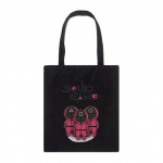 Korea telesaadete kalmaarim&auml;ngude printimine vabaaja Harajuku naiste &otilde;lakott High Street Suure mahutavusega kandik korduvkasutatavad Y2K ostukotid 25*30cm