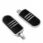 1 Paari kroomitud mootorratta jalapulgad mootorratta jalatoed Harley Davidson Road King Streeti jaoks 2Pcs