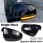 K&uuml;ljepeegli katted korkidele VW Golf MK5 GTI plus Passat B6 B5.5 Jetta 5 jaoks (S&uuml;siniku v&auml;limus) Sharan Variant EOS jaoks Bright Black-2Pcs