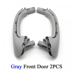 2 tk/4 tk auto sisemus must beež hall esiukse t&otilde;mbek&auml;epideme komplekti vahetus Mercedes Benz W203 C klassi sedaani jaoks Gray 2pcs Set