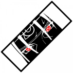 Holograafilised Anime Kleepsud Itachi Sharingan Vin&uuml;&uuml;lkleebis Veekindel Auto Tarvikud Kingitus Anime F&auml;nnile Kleebis Aknale 20cm x 8cm must