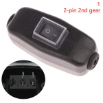 Uuenduslik ja praktiline vee- ja tolmukindel Ac250V 10A 2-kontaktiline 3-kontaktiline must paadi t&uuml;&uuml;p sisse/v&auml;lja LED-indikaator sisemine juhtmel&uuml;liti