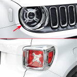 Kroomitud esi- ja tagatule kate Jeep Renegade 2015 2016 2017 2018 esitulede tagatulede &uuml;mmarguste jaoks gray