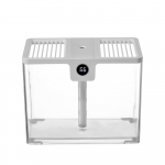 Vaikne USB-niisutaja 1,5L rge mahutavusega aroomihajuti reaalajas Dispy Cool Mist Maker ger koduseks autokontoriks