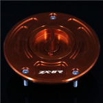 CNC alumiiniumist v&otilde;tmeta mootorratta tarvikud K&uuml;tusepaagi korgi kate Kawasaki ZX-6R ZX6R ZX6 R 2003-2006 2004 jaoks roheline