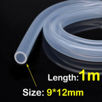 Toidukvaliteediga v&auml;ljal&auml;bim&otilde;&otilde;t 4&ndash;16 mm torustiku voolikud &Otilde;llepiima toru painduv toru silikoonkummist voolik 9x12 mm