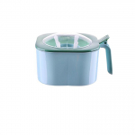 Plastikust maitseainekarp lusikatega V&uuml;rtspurk Mitme kambriga &uuml;rtidega v&uuml;rtsipurgid potid K&ouml;&ouml;k maitseainete s&auml;ilitusn&otilde;u