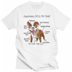 Mehed, naised, anatoomia Pit Bull Flappers Snort Hole Food Detector Unisex T-s&auml;rk puuvillane S-3Xl Oversized T-s&auml;rk 4XL