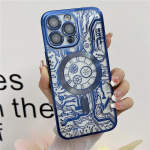 Luksuslik kattekiht Magsafe'i magnetiliste telefoni&uuml;mbriste jaoks iPhone 15 14 13 11 12 Pro Max 14 Plus kaamerakaitse juhtmevaba laadimise kate iPhone 15 Ultra must