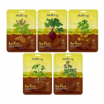 MasKing Jeju Facial Sheet Mask for Glowing Skin, face pack for unisex pack of 5