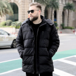 Meeste keskmise kuni pika keskealiste ja eakate uus &uuml;lisuur &uuml;lekaaluline ja suurendatud kaelusega sulejope XXXXXXL