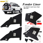 Porilapid Toyota Land Cruiser Prado 03-20 pritsmekaitsete porilappide porilaudade kaitsekatte tihend 5388635020 5373535150 black