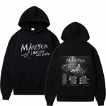 Maneskin Louds Kids Gets Louder Tour Graafilised kapuutsid Itaalia rokkb&auml;ndi Suured dressipluusid Unisex naiste vintage riided Kpop 2XL