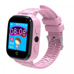 Laste nutikell GPS-j&auml;lgija SOS-monitori asend telefonikell Lastekell IOS-i Android-i poiste t&uuml;drukutele kingitus. roosa