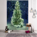 J&otilde;ulupuu rippkangast kaunistus v&auml;ike v&auml;rske j&otilde;ulutaust seinatekk seinalapp lihtne gobel&auml;&auml;n suur suurus 230x150cm
