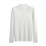 S&uuml;gis- ja talvised paksud kampsunid, poolk&otilde;rge kraega, s&auml;rk, naiste mood, kootud topid, &uuml;hev&auml;rvilised pikkade varrukatega riided 29843 S must