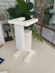 Creative LED laualamp, ujuv laualambi tugi 10 W juhtmevaba laadimisfunktsiooniga voodilamp Uus uuenduslik LED-lampi &otilde;ppelamp kontorisse Without charging valge