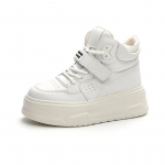 Fujin 5 cm lehma ehtsast nahast uisulauaga k&otilde;rged kontsad vabaaja stabiilne mood naiste vulkaniseeritud kingad Platvorm kiilukingad 34